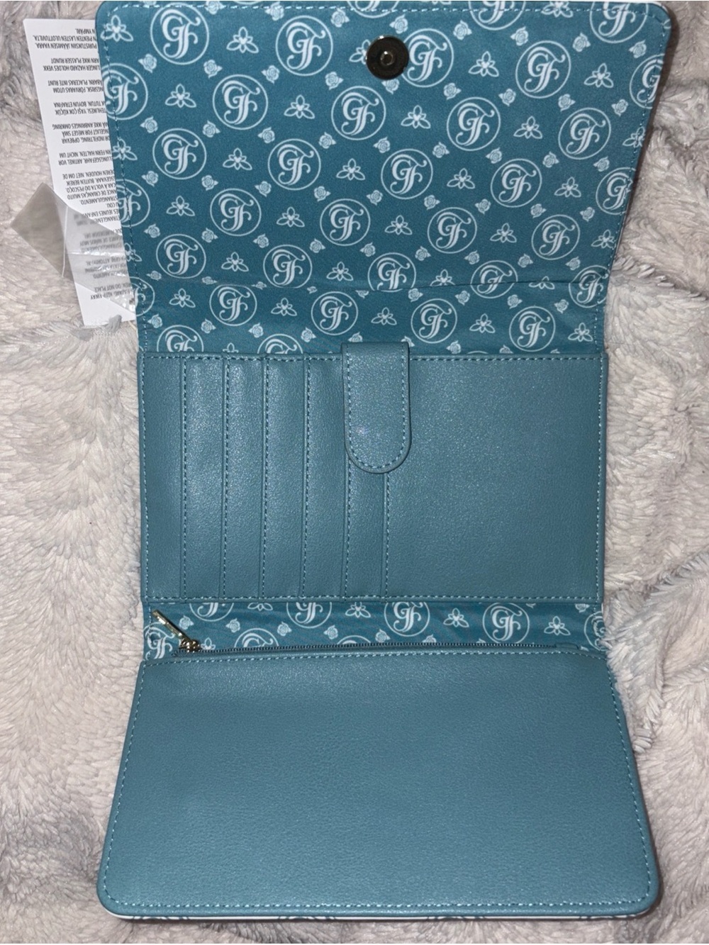 NWT Walt Disney World Resorts Grand Floridian Crossbody Chain Link Clutch Purse - Picture 6 of 7